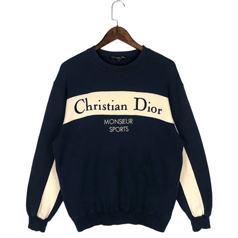 christian dior sweatshirt vintage|Christian Dior sweatshirt women.